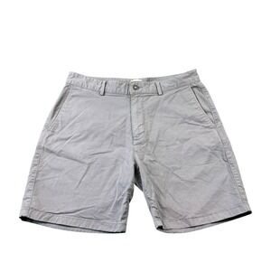 Flint And Tinder Gray Canvas Cotton Men's Outdoor Short Size 33